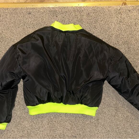 Fashion Nova Floerns Women's Long Sleeve Lightweight Cropped Bomber Jacket - Picture 6 of 6